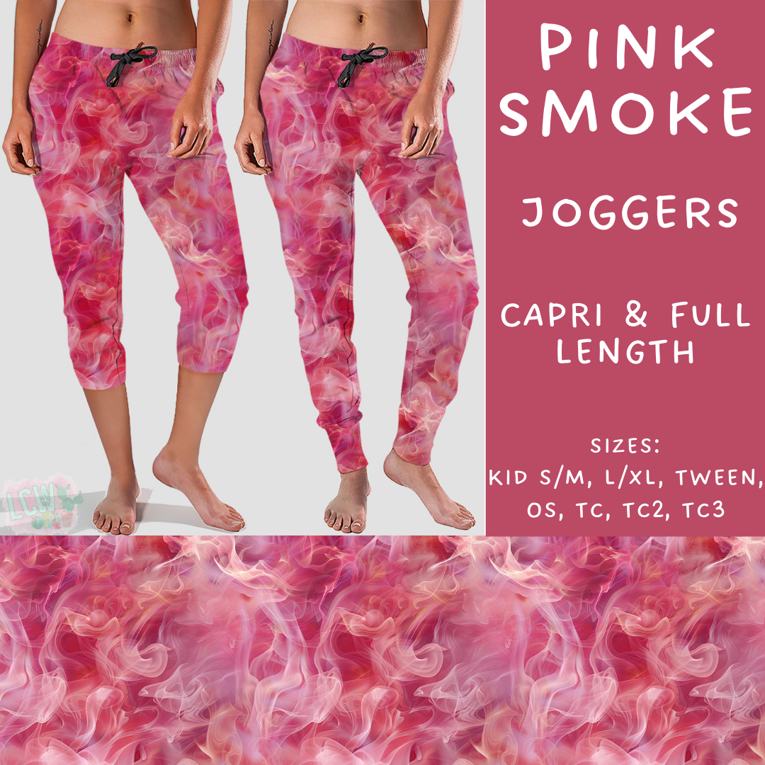 In Production - Batch #291 - Pink Smoke Full Length Joggers - TC2