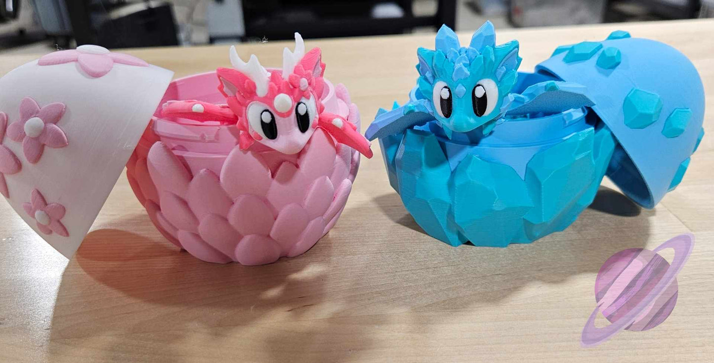 PINK SAKURA DRAGON AND EGG