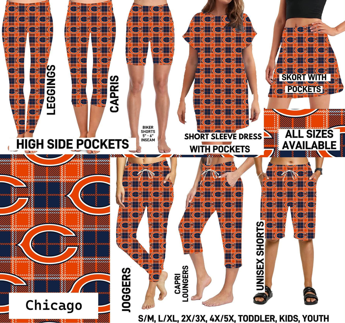 FTBP - Chicago FB Plaid - Preorder Due 9/30 ETA: Mid-Nov