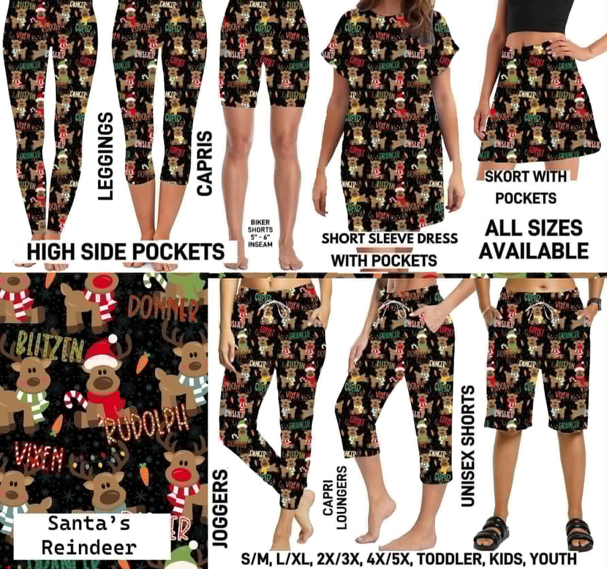 300BT - Santa's Reindeer - Preorder Due 10/4 ETA: Early Dec