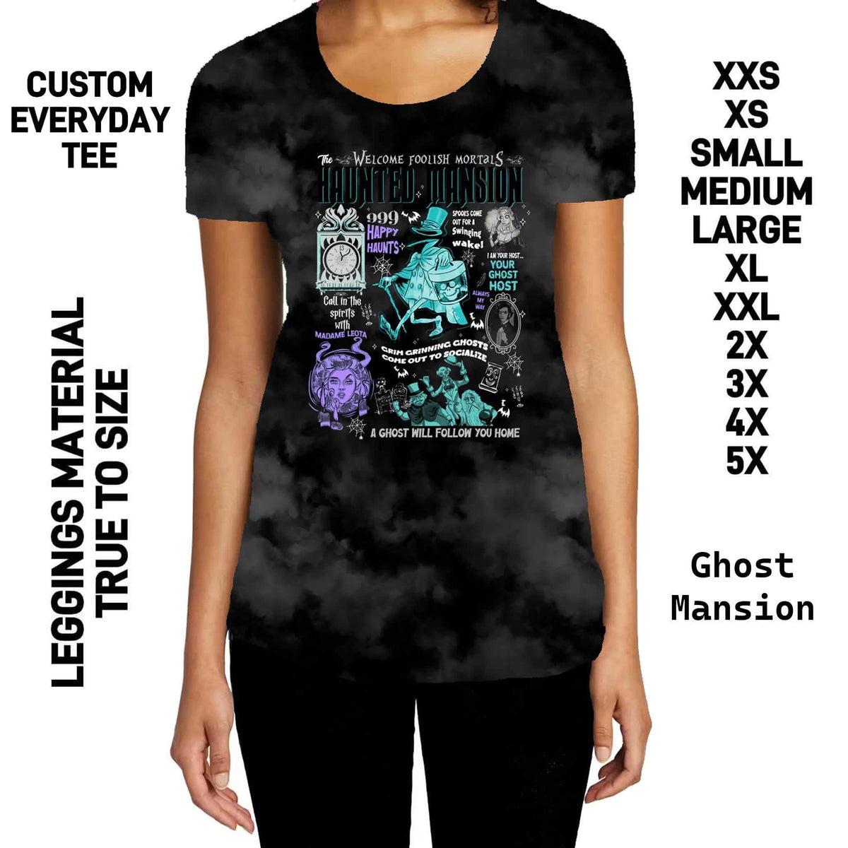 300BT - Ghost Mansion Everyday Tee - Preorder Due 10/4 ETA: Early Dec