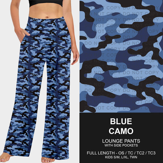 B251 - Preorder Blue Camo Lounge Pants (Closes 9/14. ETA mid Nov.)
