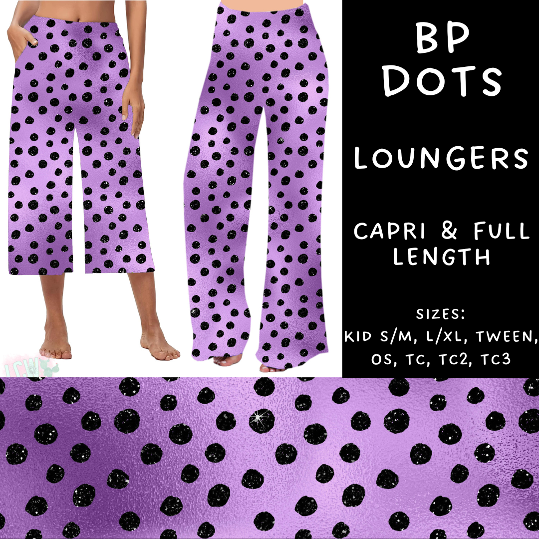 Ready To Ship - BP Dots - Capri Loungers OS