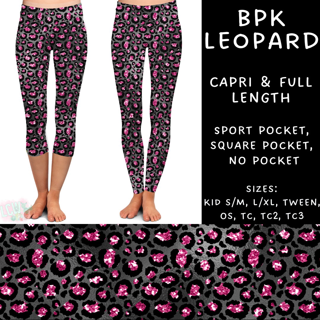 Ready to Ship - BPK Leopard Capri Length Leggings - TC
