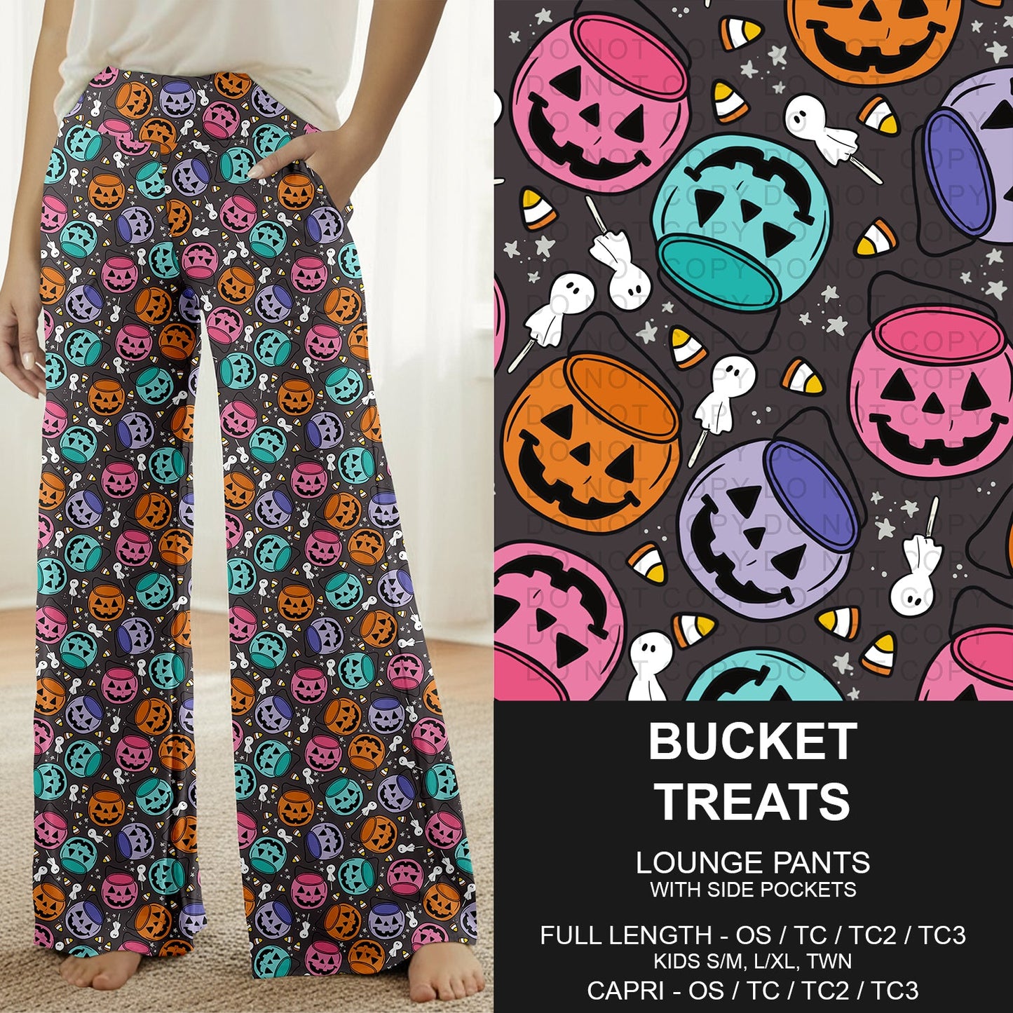 B307 - Preorder Bucket Treats Lounge Pants (Closes 8/02. ETA: early Oct.)