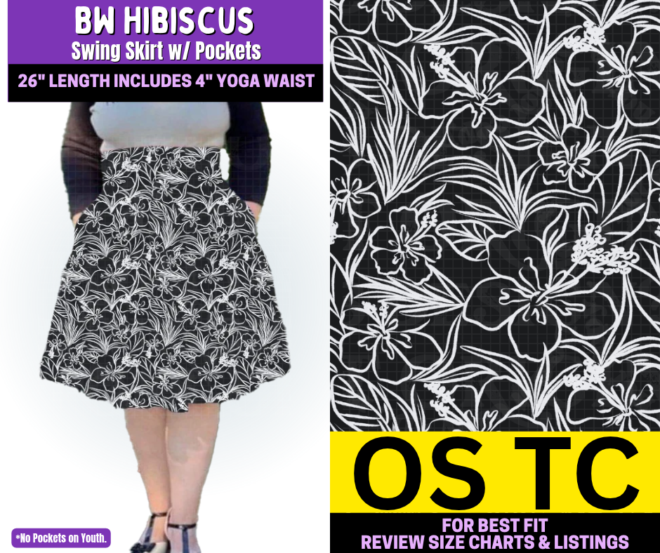BW Hibiscus Swing Skirt