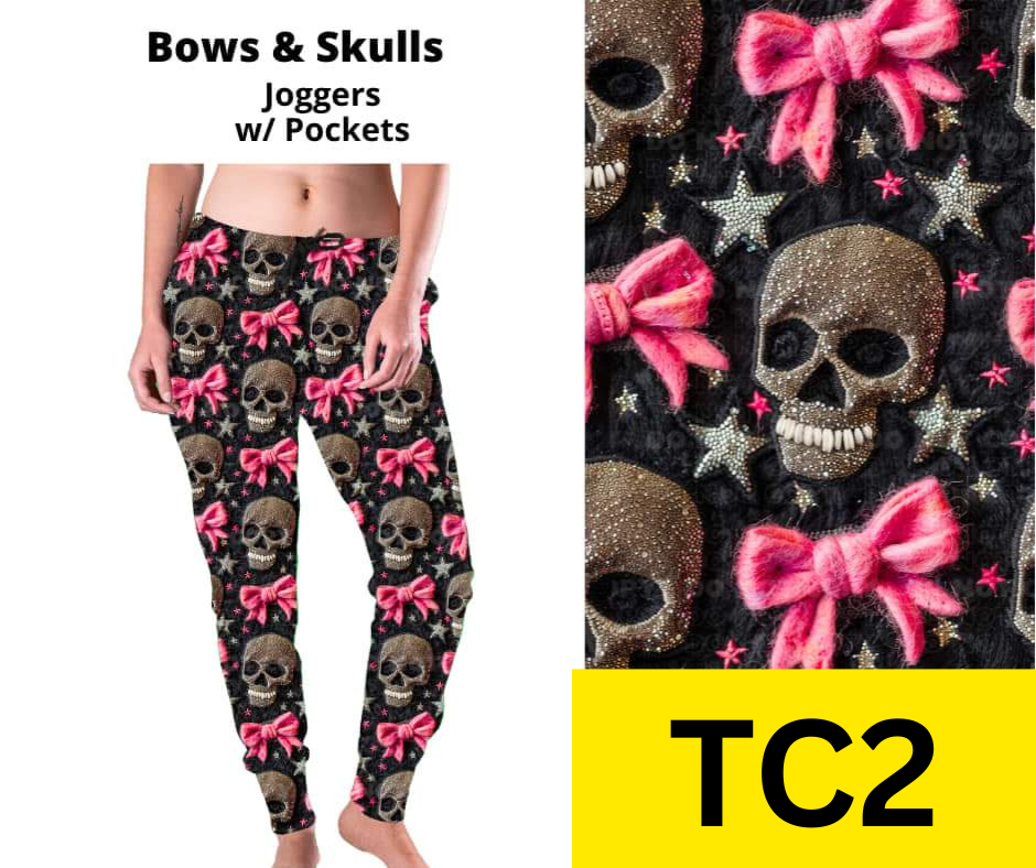 Bows & Skulls Joggers