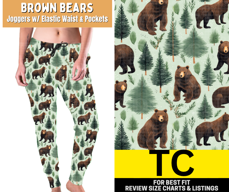 Brown Bears Joggers