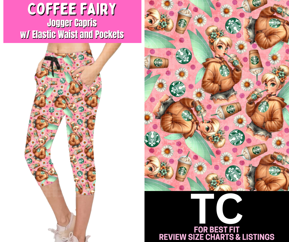 Coffee Fairy Jogger Capri