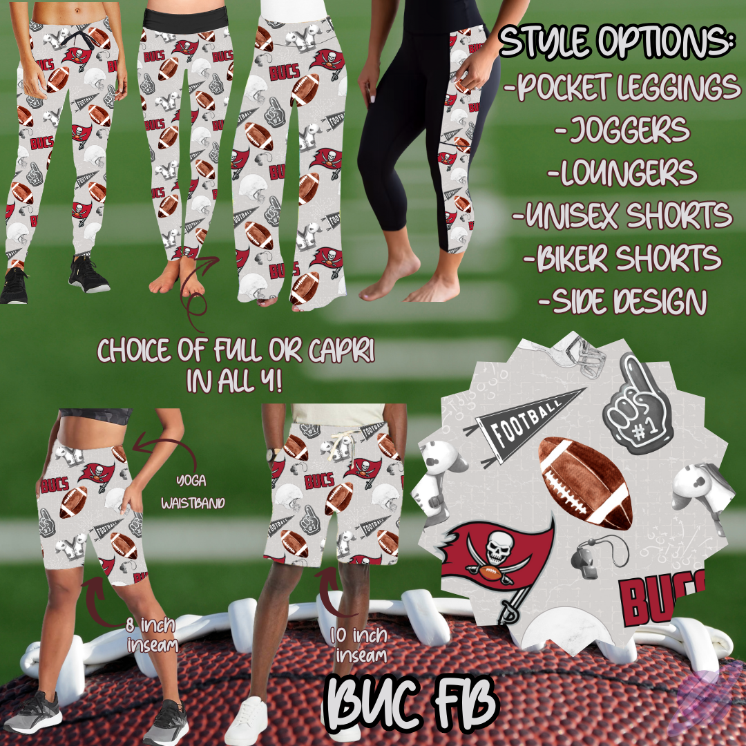 BUC FB-GAME DAY RUN- PREORDER CLOSING 7/13