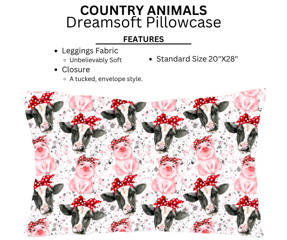 Country Animals Dreamsoft Pillowcases
