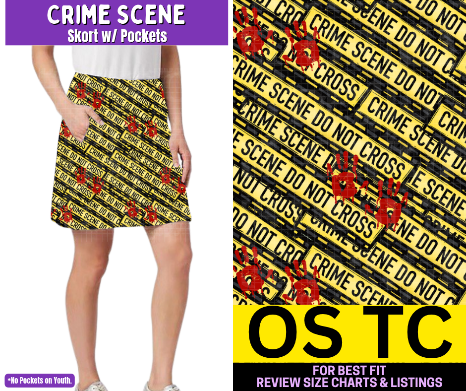 Crime Scene Skort