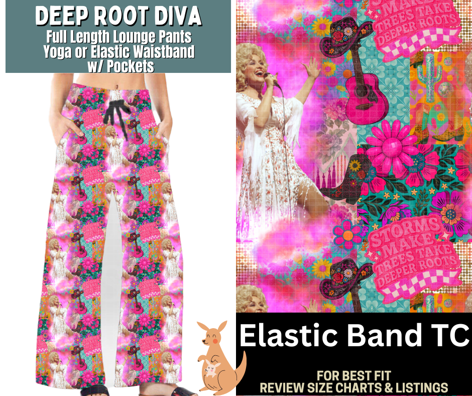 Deep Root Diva Full Length Lounge Pants