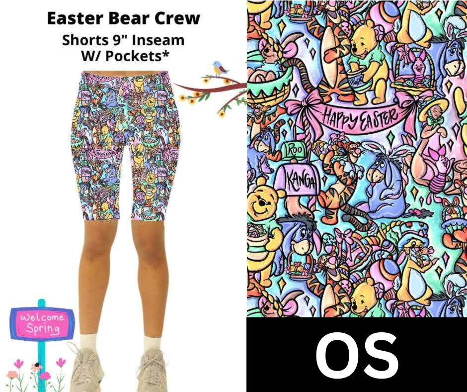 Easter Bear Crew Jamaica Shorts w/ Pockets