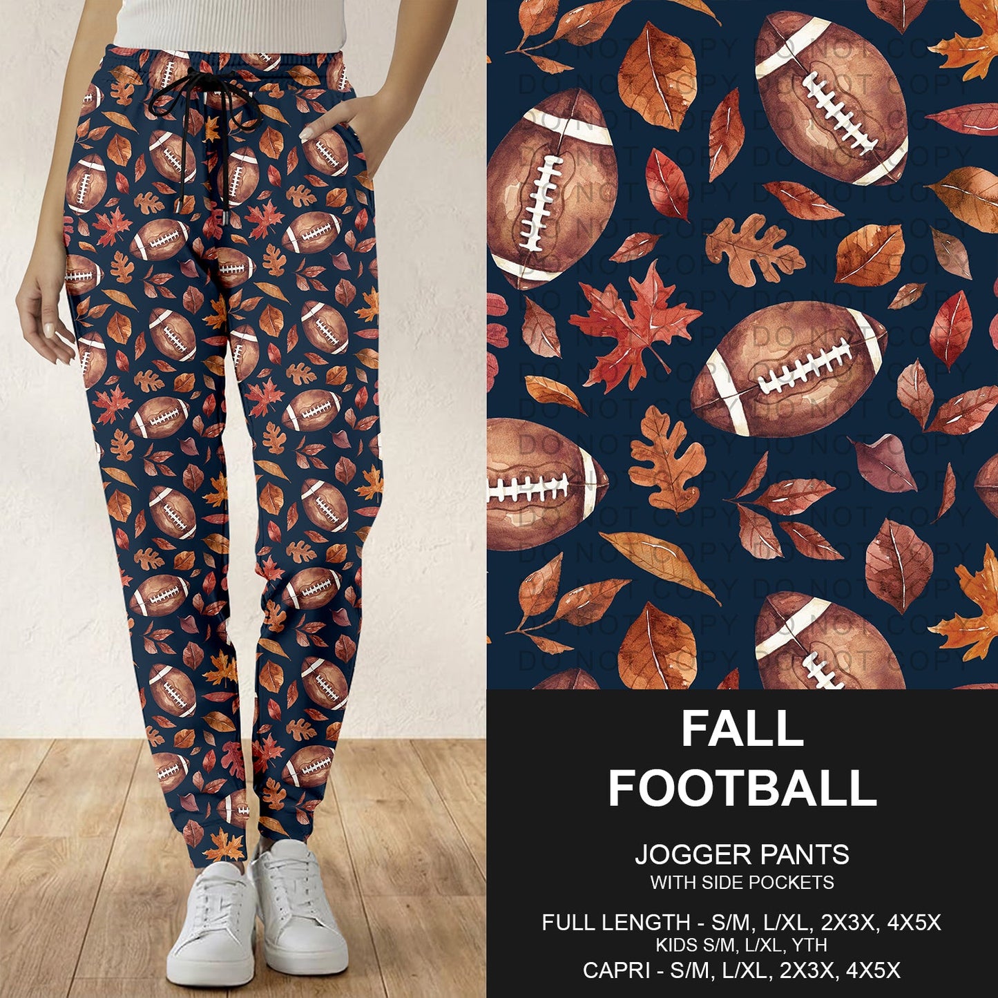 B308 - Preorder Fall Football Joggers (Closes 8/16. ETA: late Oct.)