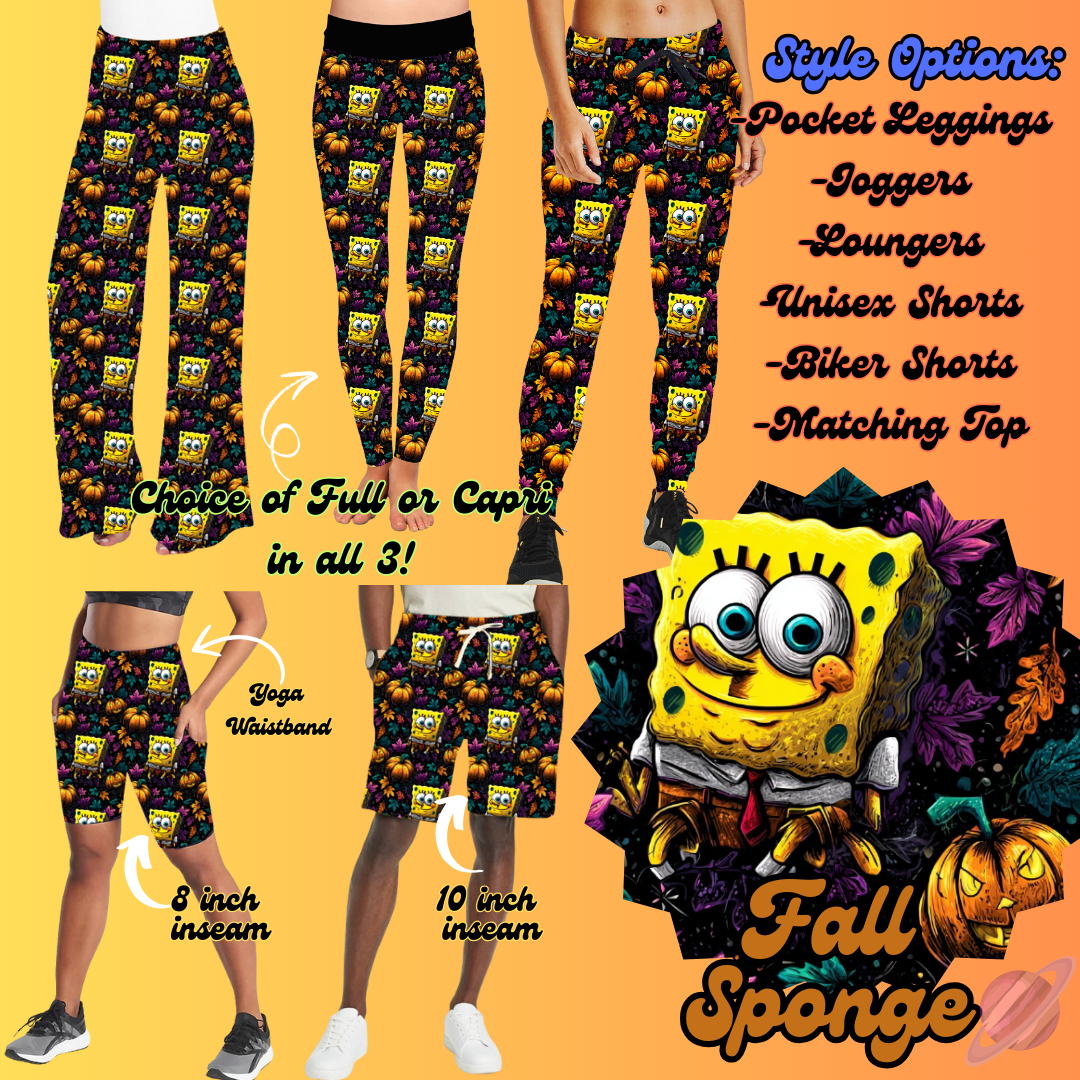 FALL SPONGE-BOTTOMS PREORDER-SOFT CLOSE 8/7-HARD CLOSE 8/9