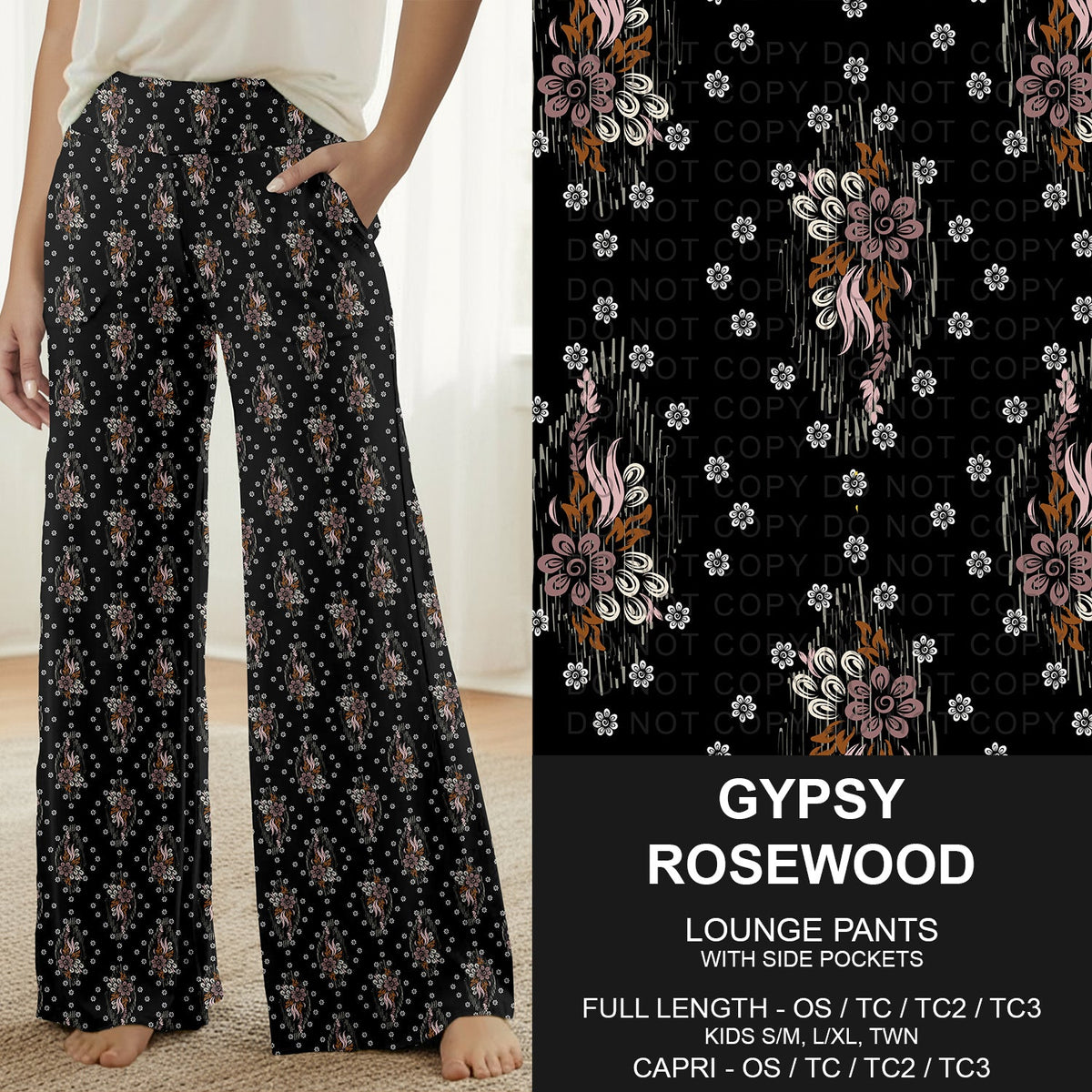 B318 - Preorder Gypsy Rosewood Lounge Pants (Closes 10/25. ETA: late Dec.)