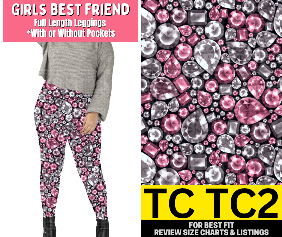 Girls Best Friend Full Length Leggings w/ Pockets