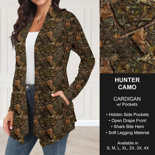 B251 - Preorder Hunter Camo Cardigan w/ Pockets (Closes 9/14. ETA: mid Nov.)