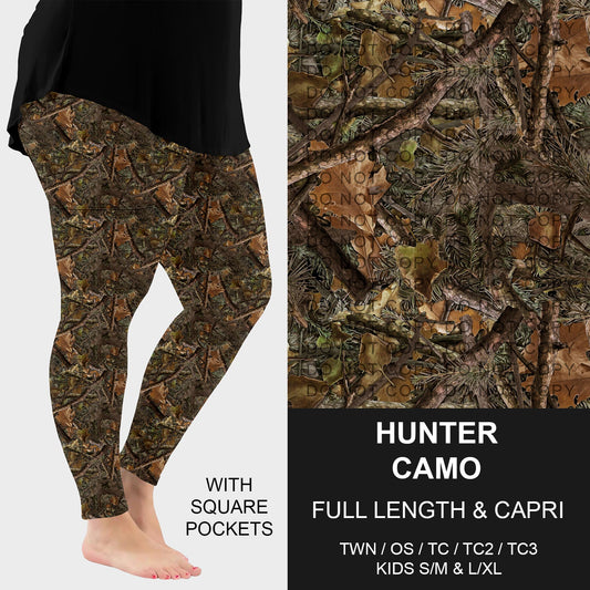 B251 - Preorder Hunter Camo Leggings w/ Pockets (Closes 9/14. ETA: mid Nov.)