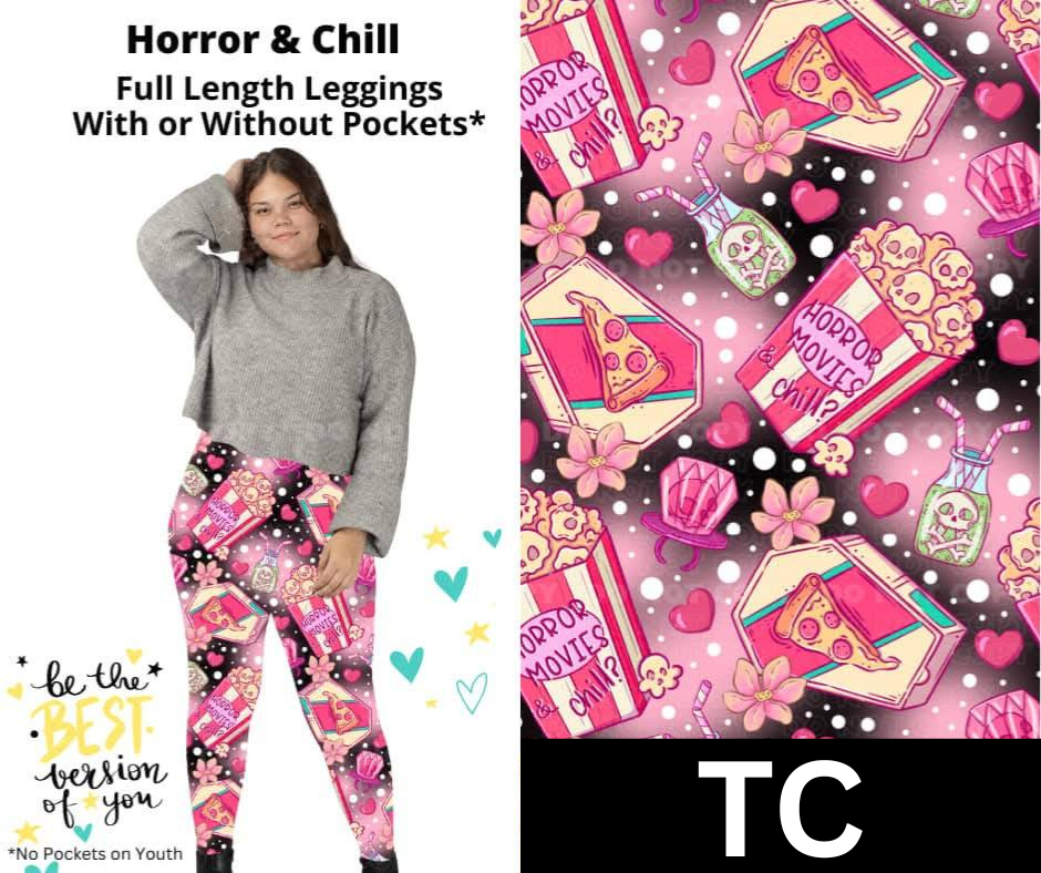 Horror & Chill Full Length Leggings w/ Pockets