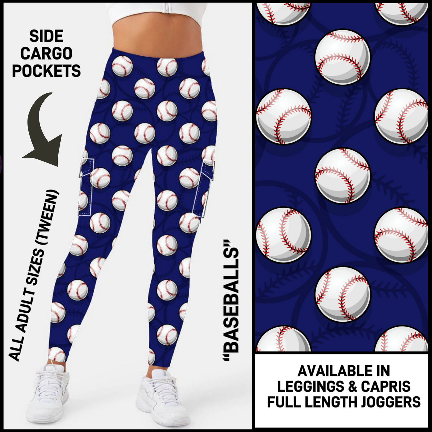C30P - Baseballs with Cargo Pockets - Preorder Closing 1/7 ETA: Early March