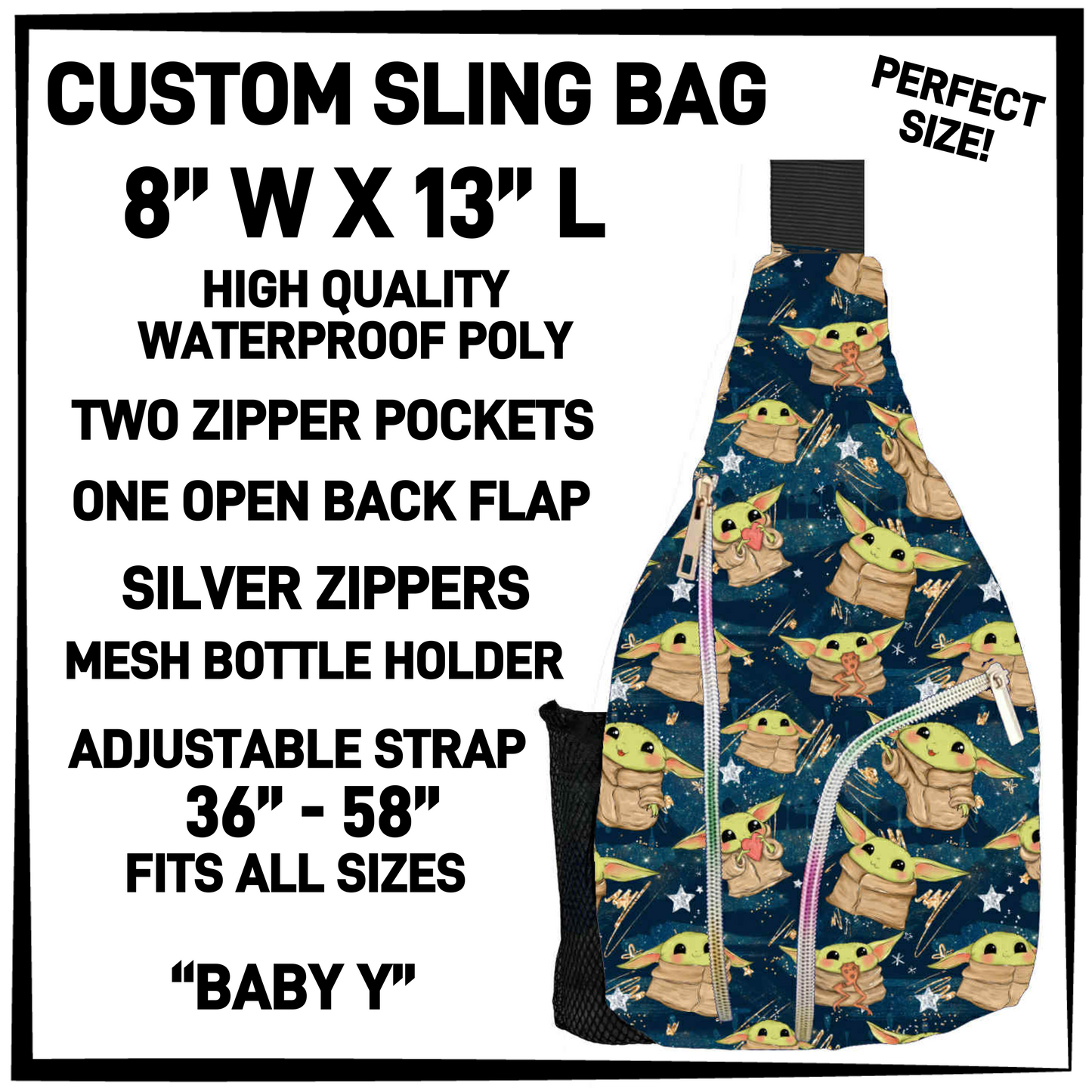 S13G - Baby Y Sling Bag - Preorder Closing 1/15 ETA: Mid-March
