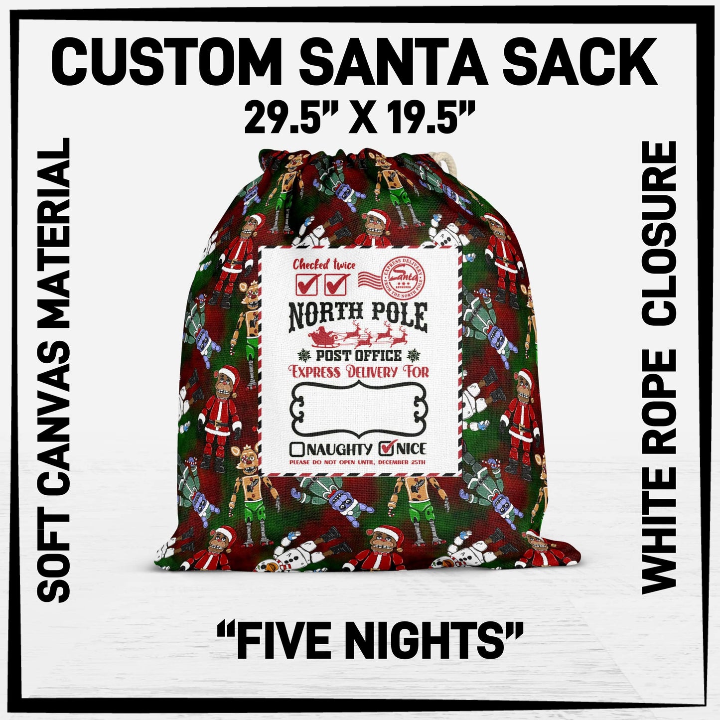 S3SK - Five Nights Santa Sack - Preorder ETA: Early Nov