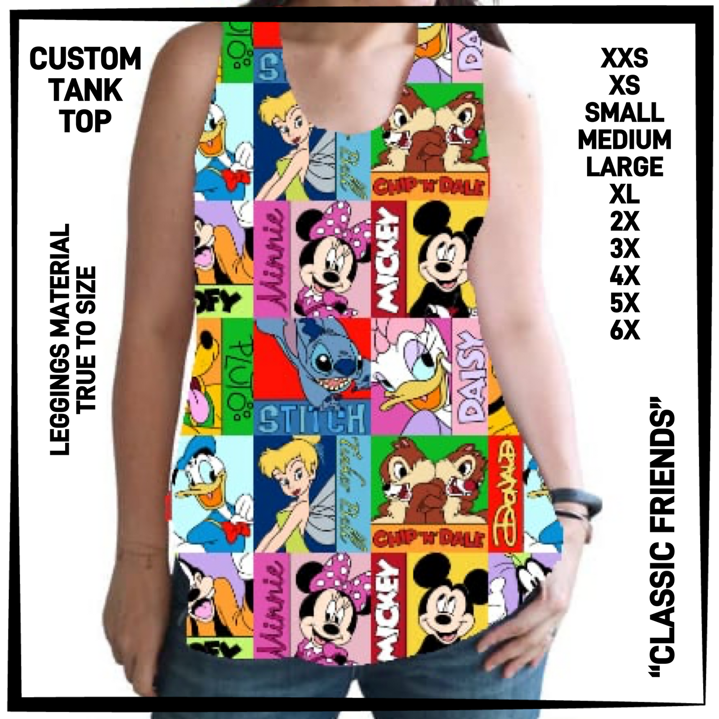 CTT1 - Classic Friends Tank Top - Preorder Closing 6/23 ETA: Late Aug