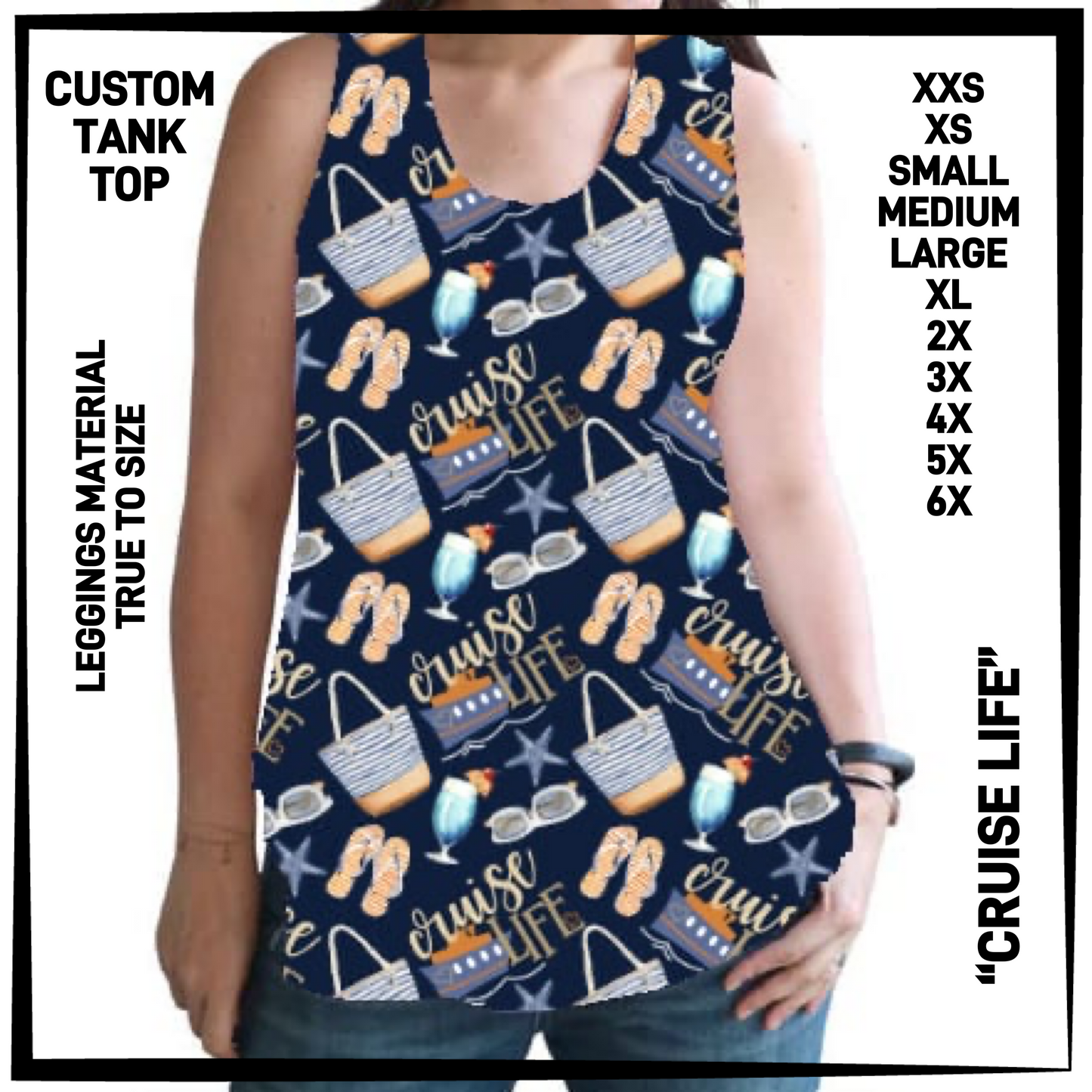 CTT1 - Cruise Life Tank Top - Preorder Closing 6/23 ETA: Late Aug
