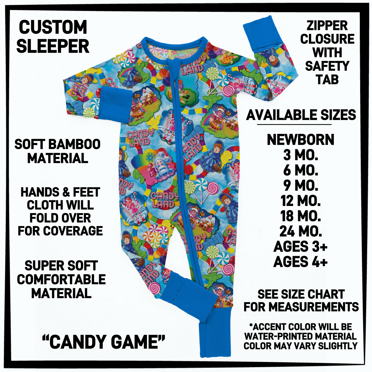 BY3S - Candy Game Baby Sleeper - Preorder Closing 2/12 ETA: Late April