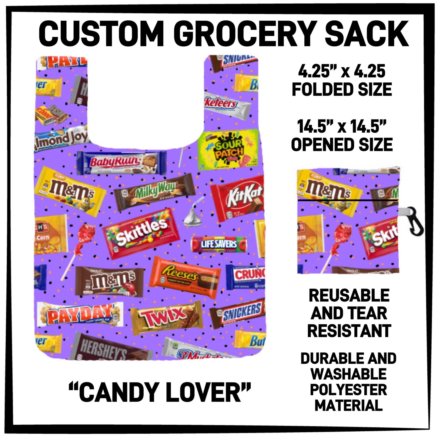 RTS - Candy Lover Grocery Sack