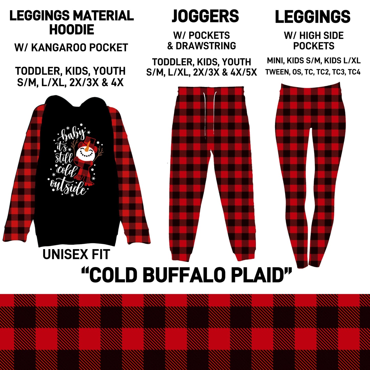 JH2S - Cold Buffalo Plaid - Preorder ETA: Mid-Jan