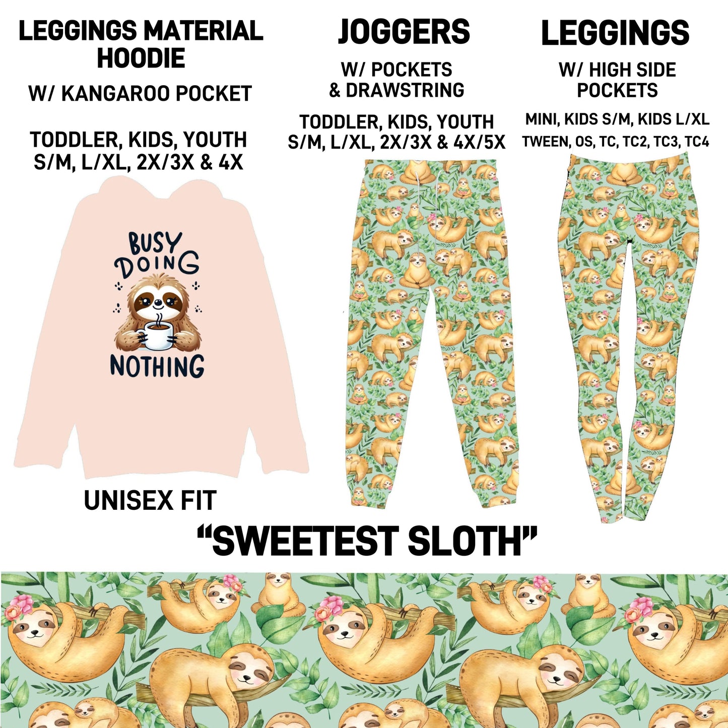 JH2S - Sweetest Sloth - Preorder ETA: Mid-Jan