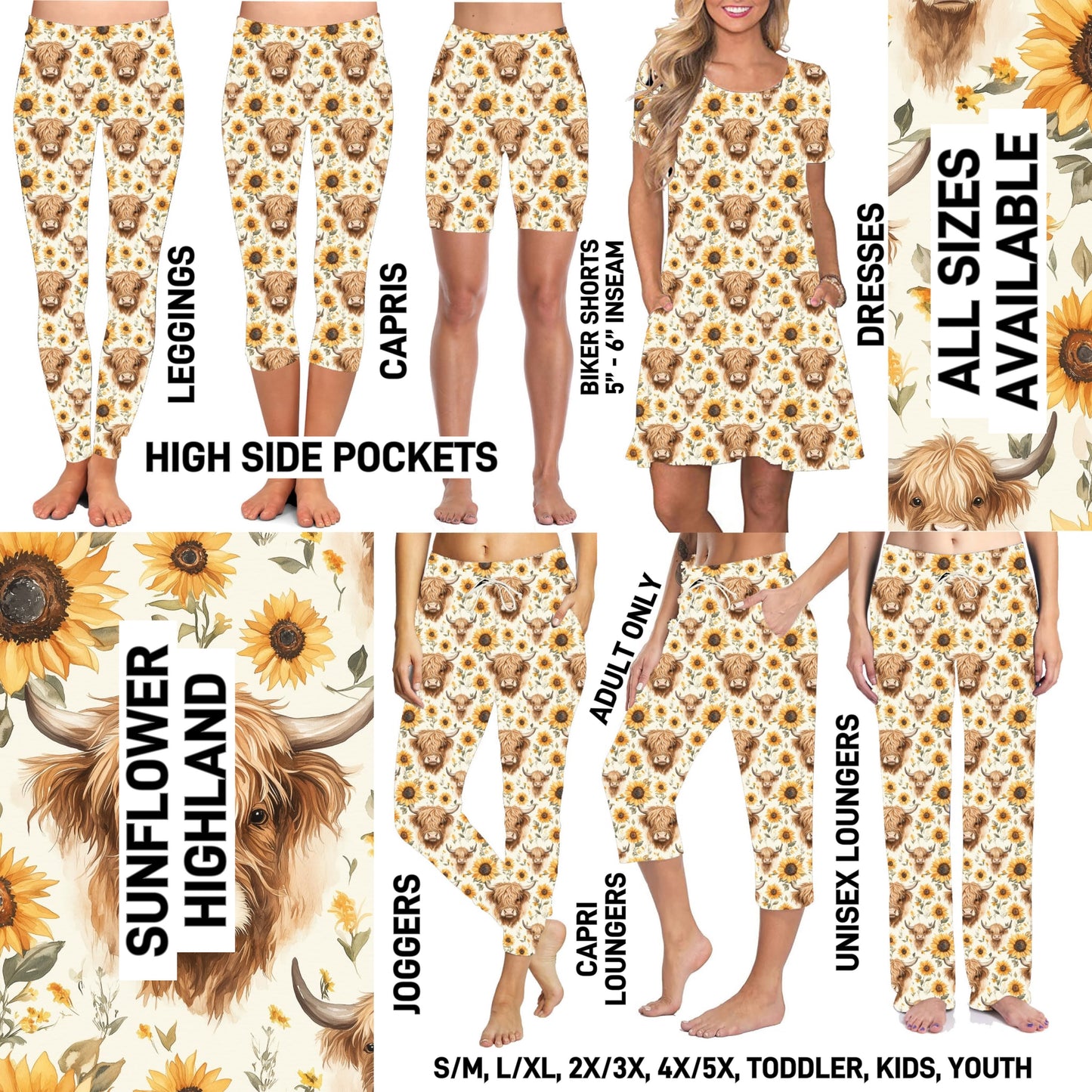 274BT - Sunflower Highland - Preorder Closing 12/7 ETA: Mid-Feb