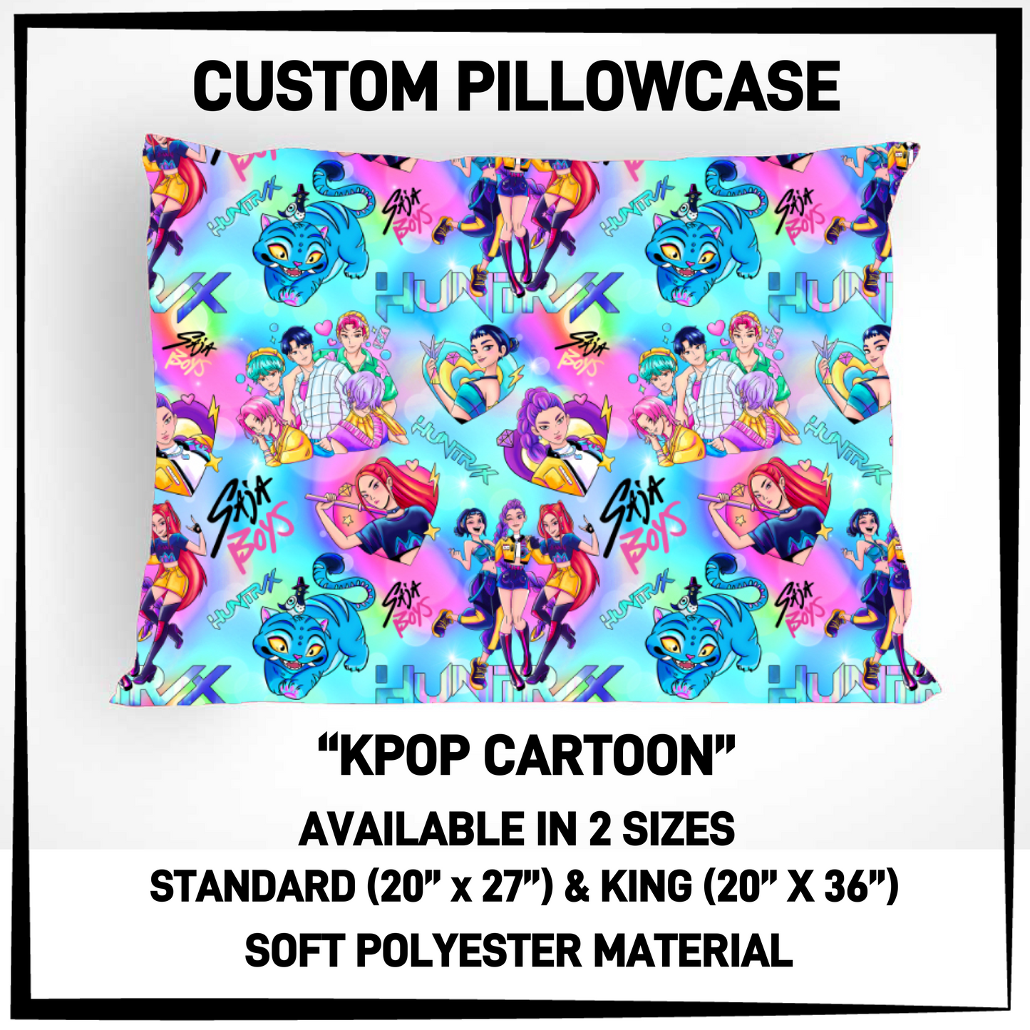 RTS - KPop Cartoon Pillowcase