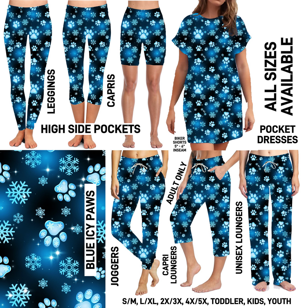 WW26 - Blue Icy Paws - Preorder Closing 9/13 ETA: Mid-Dec