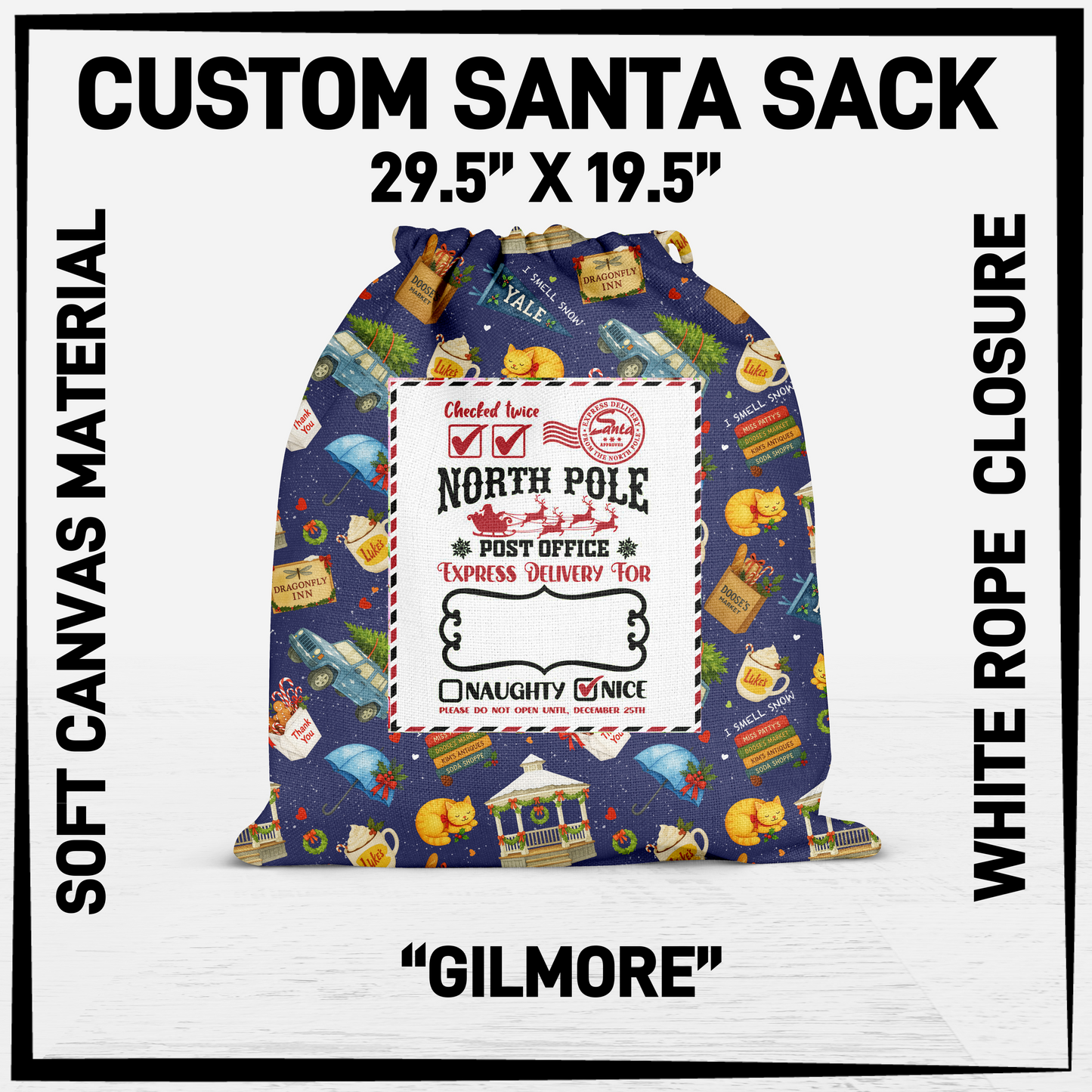 SNCS - Gilmore Santa Sack - Preorder Closing 9/17 ETA: Mid-Dec