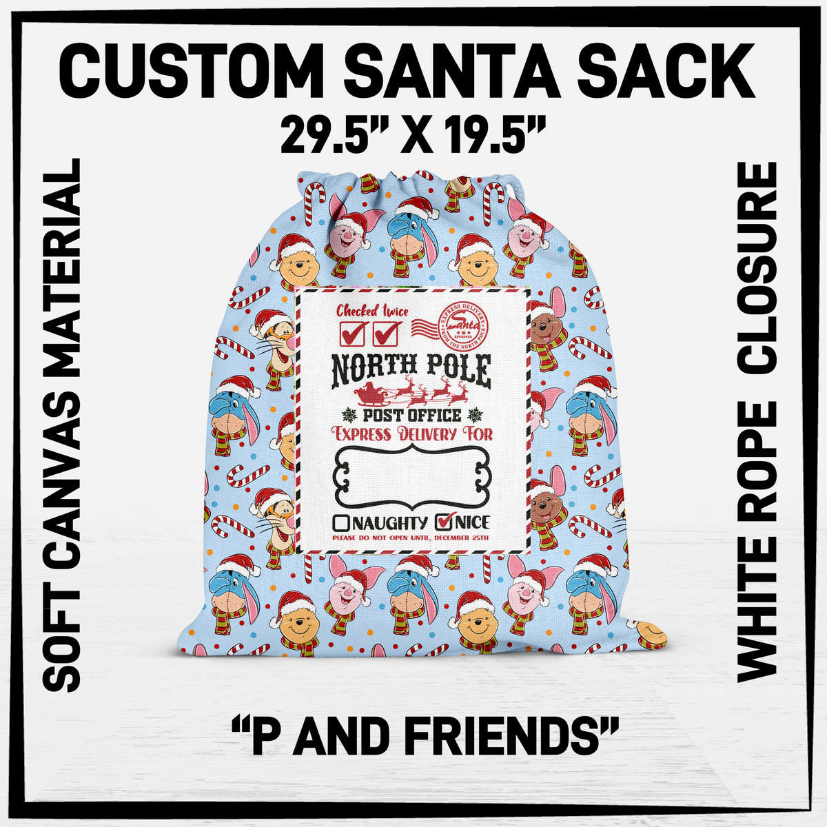 SNCS - P and Friends Santa Sack - Preorder Closing 9/17 ETA: Mid-Dec