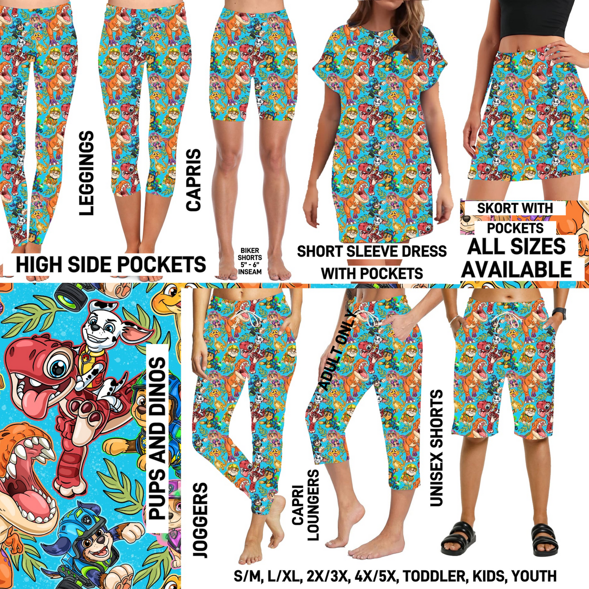 BT299 - Pups and Dinos - Preorder Closing 9/20 ETA: Mid-Dec