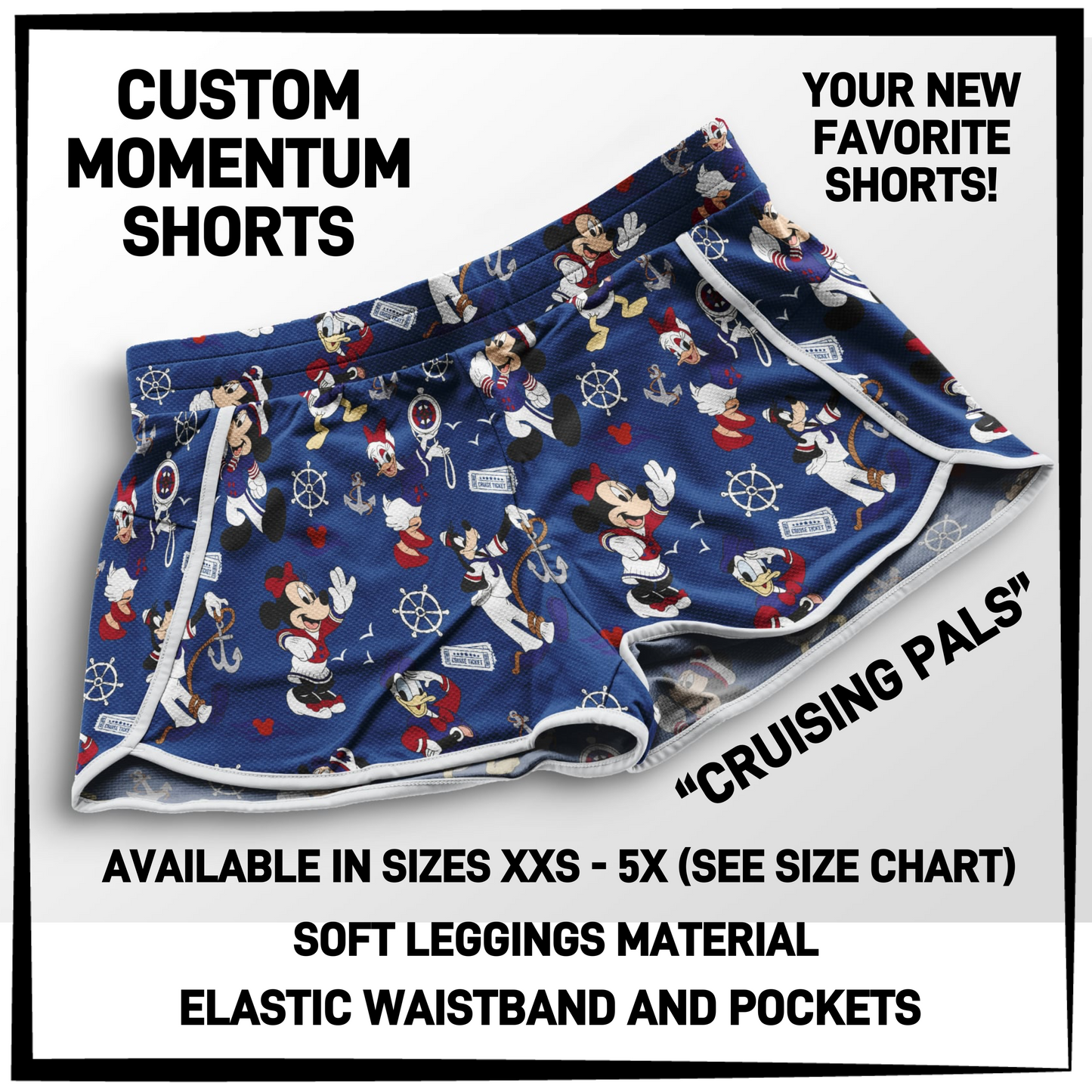 MO1T - Cruising Pals Momentum Shorts with Pockets - Preorder Closing 5/19 ETA: Mid-July