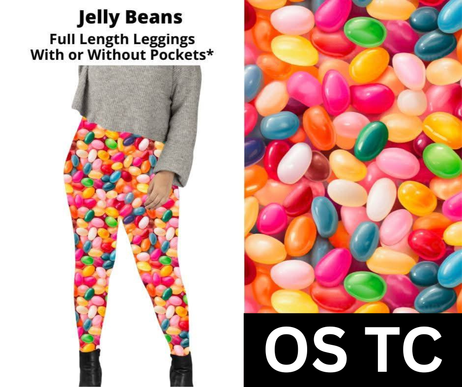 Jelly Beans Full Length Leggings w/ Pockets