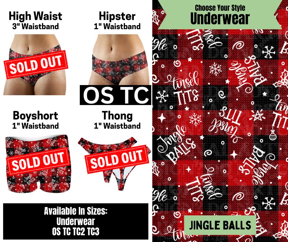 Jingle Balls Hipster Underwear