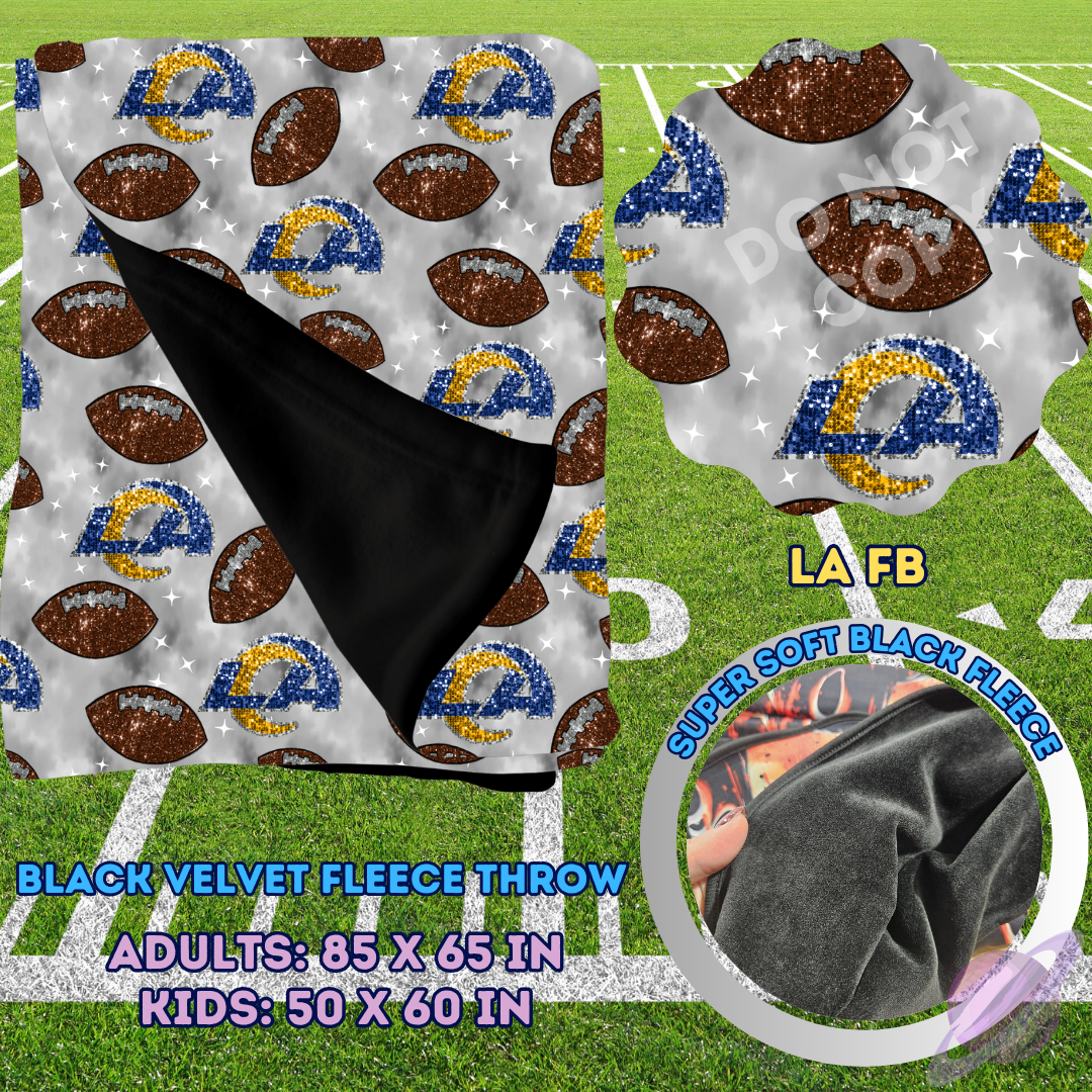 LA FB-SEQUIN THROW BLANKET RUN-SOFT CLOSE 8/9-HARD CLOSE 8/11