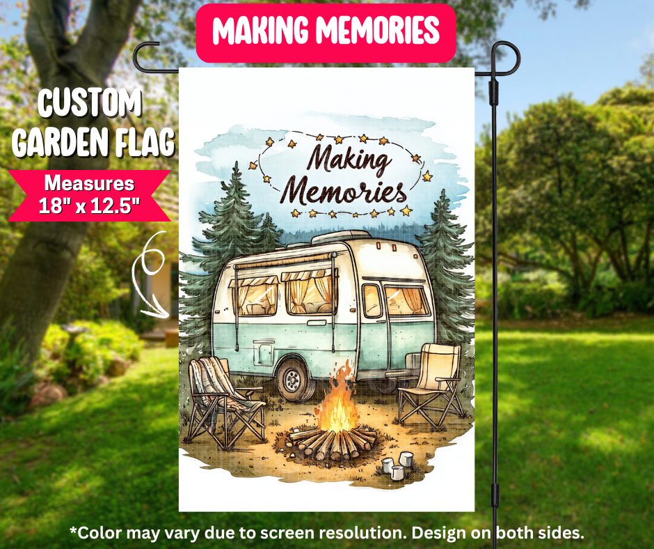 Making Memories Garden Flag