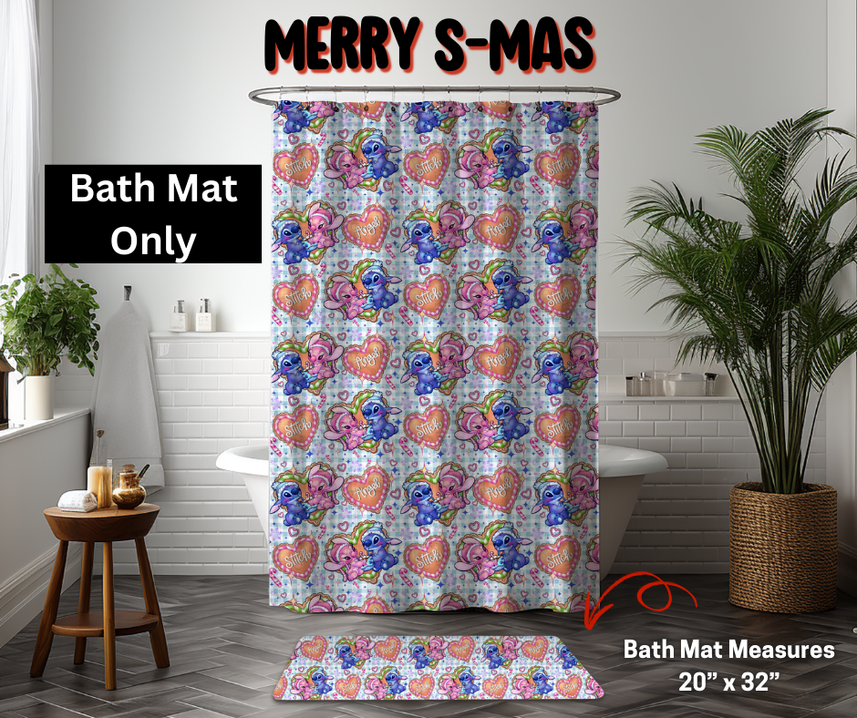 Merry S-mas Bath Mat