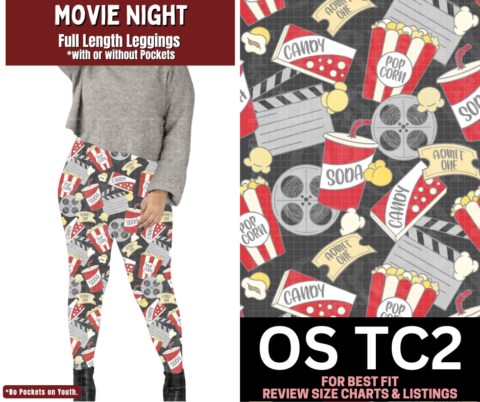 Movie Night Full Length Leggings w/ Pockets