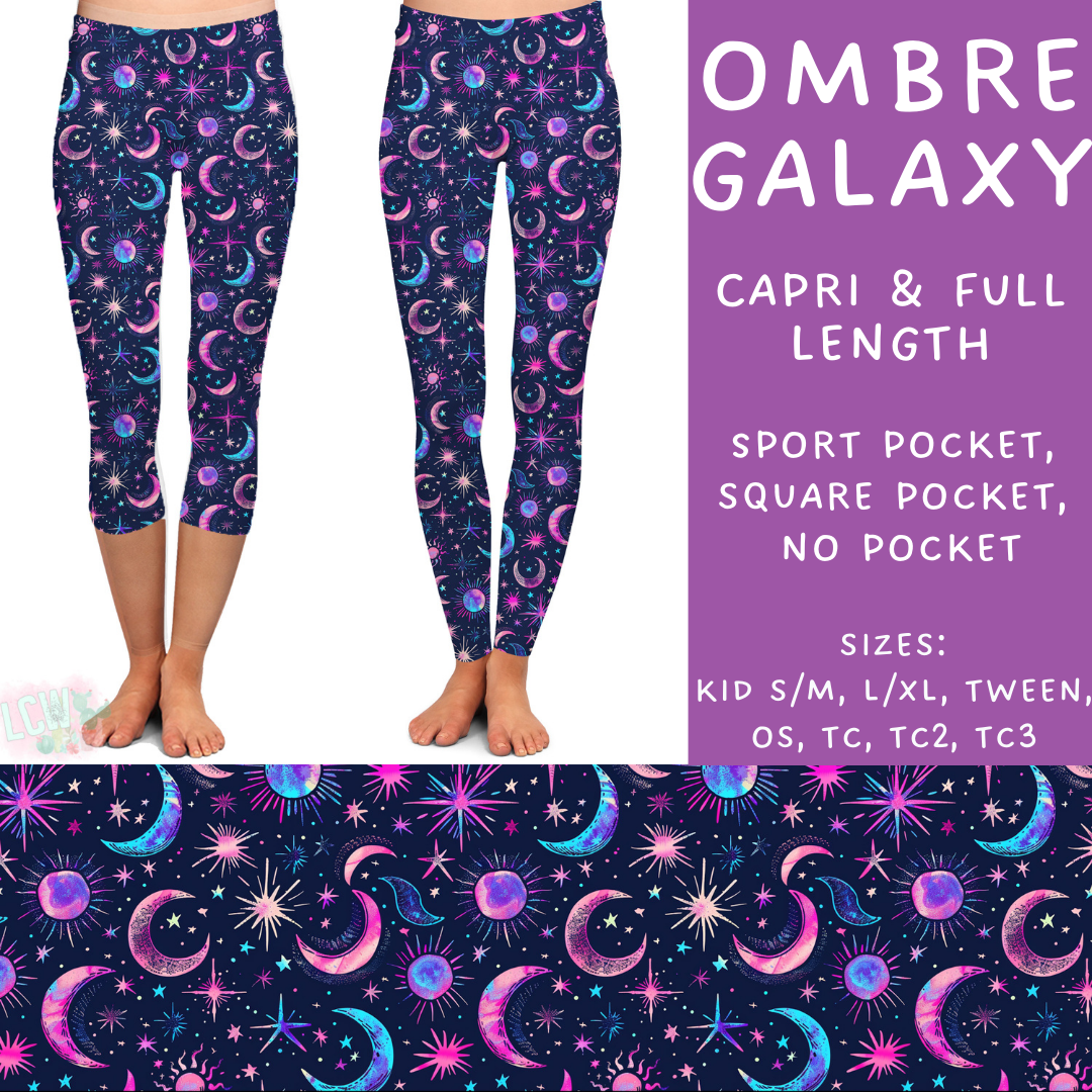 Ready to Ship Ombre Galaxy Leggings