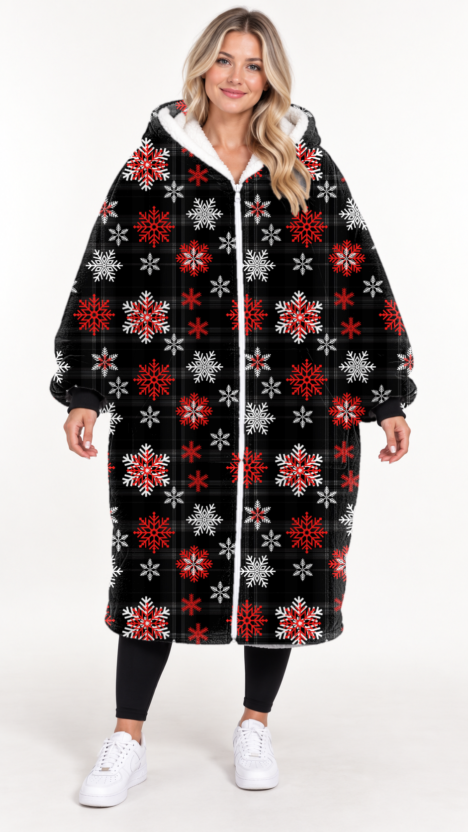 PLAID SNOWFLAKE-HOODIE BLANKET PREORDER-CLOSING 9/20