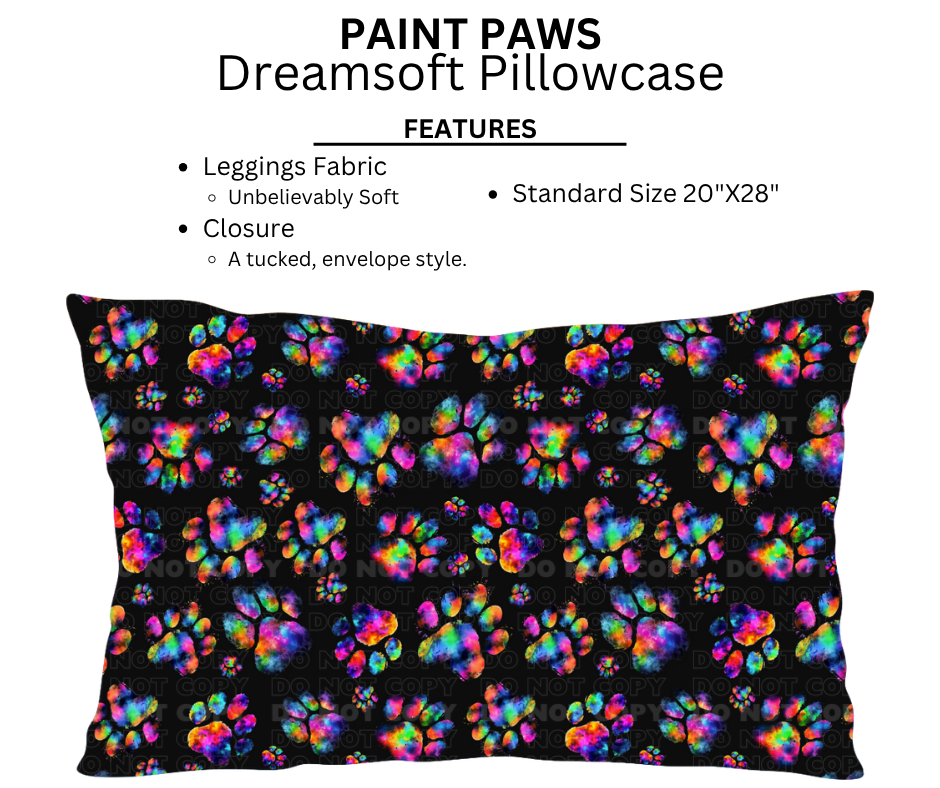 Paint Paws Dreamsoft Pillowcases